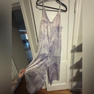 stars above Lavender Marble Slip Jumpsuit